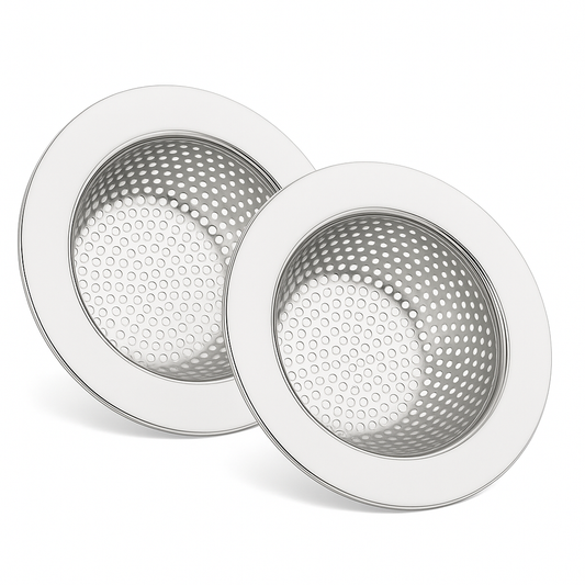 2-Pack Kitchen Sink Strainer – Stainless Steel, 4.5 Inch, Rust-Free, Dishwasher Safe